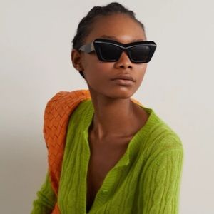 Loewe oversized cat eye sunglasses in black